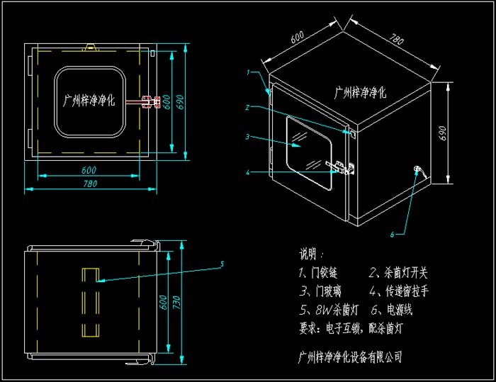 電子互鎖傳遞窗設計方案圖 電子互鎖傳遞窗設計方案圖