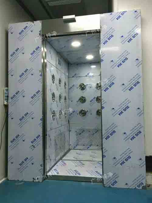 內置自動門風淋室結構 內置自動門風淋室結構